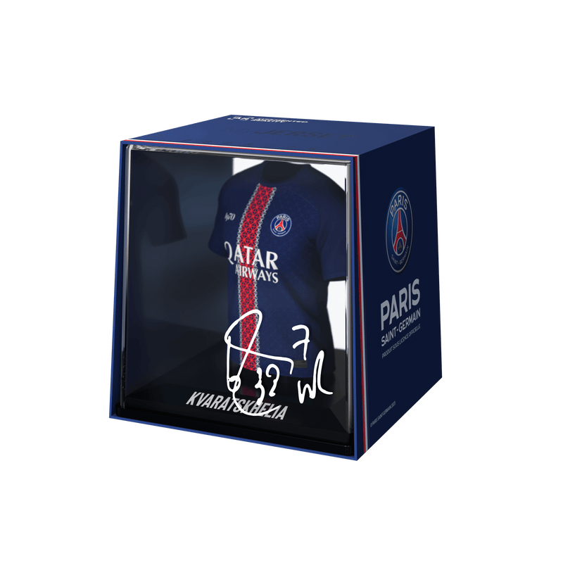 Načtěte obrázek do galerijního prohlížeče, Kvaratskhelia - Home - PSG - 2025/26 - FanCollex
